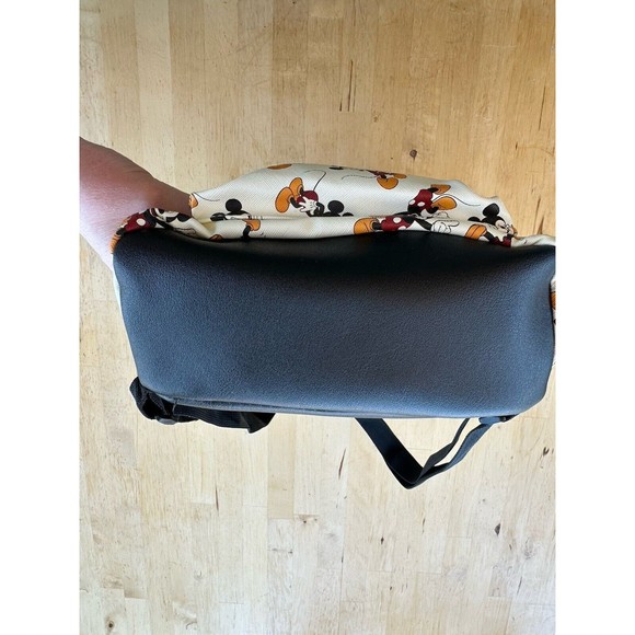 Bioworld Disney Mickey Mouse Print Mini Backpack White Brand New - Picture 6 of 8